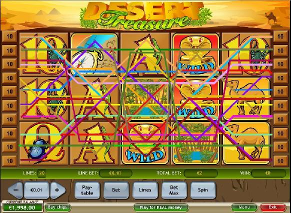 desert treasure spielautomaten
